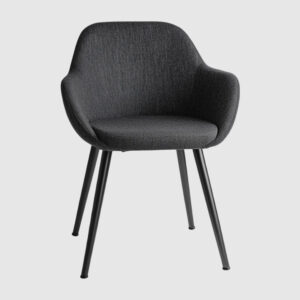 Cadeira Contemporânea Berlin – Tecido Grafite
